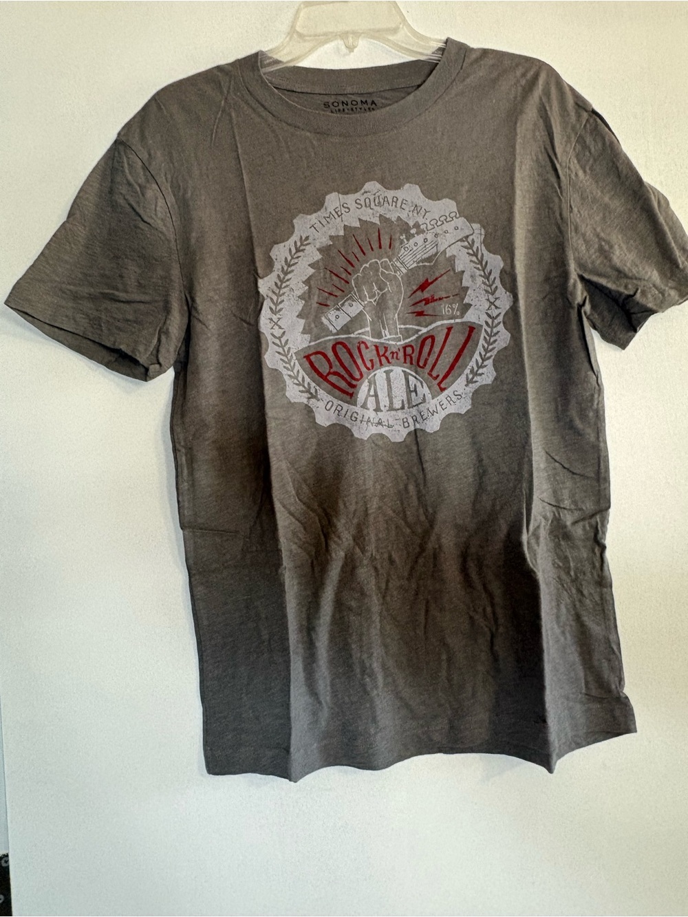 Sonoma Charcoal Graphic Rock 'n' Roll Ale Tee